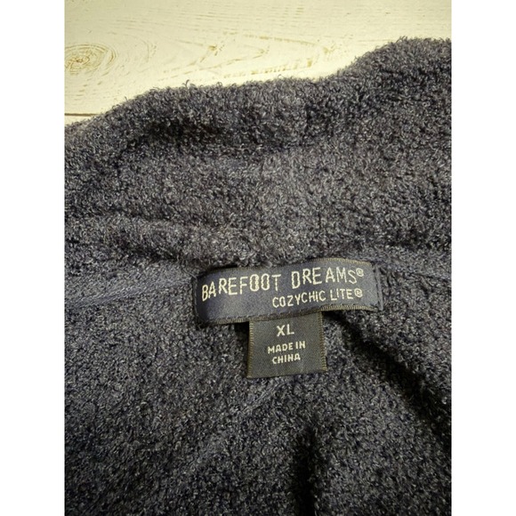 Barefoot Dreams‎ Essential long Cardigan Bamoo Chic lite Navy Style 428 XL Cozy - Picture 6 of 7